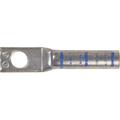 1-Hole Long Barrel Compression Lug for #6 Wire and 1/4 in Hardware