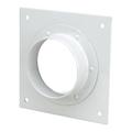 1-Port Entrance Panel with 4 in DIA Hole, Gray