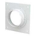 7 x 7 in 1-Port Entry Panel with 4 in DIA Hole, Gray