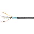 CS34P-IO 1000 ft Reel Indoor/Outdoor Cat 6 U/UTP Plenum Cable, 4-Pair, Black
