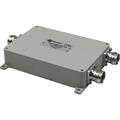 617 - 5925 MHz Two-Way In-Line Power Splitter with 4.3-10 Female Connector
