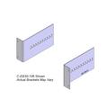 2-Piece Equip. Mounting Bracket, 3" Mounting Space