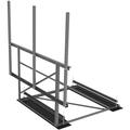 10 ft Face Non-Penetrating Roof Frame with (3) 3.5 in OD x 96 in Pipes