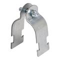 Pipe and conduit clamp, pre-assembled, rigid, 2 in