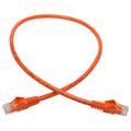 2' Cat6 Gigabit Patch Cable RJ45 M/M - Orange