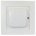 Hard Lid Ceiling Enclosure with Interchangeable White Cover Door and Key Lock