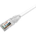 Uniprise Cat 6 U/UTP Patch Cord, White, 3'