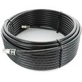 RG11 100ft Black Cable with F-Male Connectors