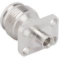 2.2-5 Straight Panel Mount Solder Female in White Bronze