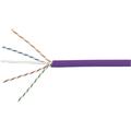 GigaSPEED Cat6A Cable, purple, 1000 ft