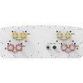 4x 698 - 896, 4x 1695 - 2360 MHz Outdoor Sector Antenna with 8x 4.3-10 Female Connectors, 45 Deg HPBW