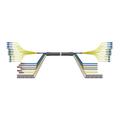 560 ft HELIAX® FiberFeed® Hybrid Cable Assembly, Version 2 with reduced OD