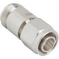 N Female - 2.2-5 Male Straight Adapter in White Bronze