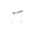 24 in x 10 ft Saftey Grated Waveguide Bridge Kit with (2) 10 ft 6 in Base Shoe Posts