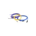 3 ft Cat 6 Unshielded Networking Patch Cable with RJ45 - DB9 Male Connectors in Blue