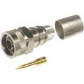 N Male Hex Head Connector for TWS-600 Cable with Captivated Center Pin