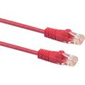 1ft Cat-5e Red Indoor RJ45M-RJ45 Male