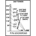 65G 360 ft Guyed Tower Kit