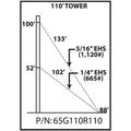 65G 110 ft Guyed Tower Kit