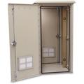 50Hx25Wx25D in (1) Bay Outdoor Cabinet Cream