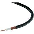 HELIAX® 1/2 in FSJ4-50B Superflexible Corrugated Copper Foam Coax Cable, Black PE Jacket