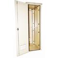 78Hx25Wx42D in (1) Bay Outdoor Cabinet Cream