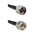 5 ft LMR®-200 Cable Assembly with Mini-UHF Male - N Male Connectors