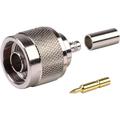 50 Ohm N Male Crimp Connector for RG-58/U