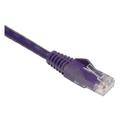 10' Cat6 Gigabit Patch Cord RJ45 M/M Purple