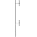 138-174 MHz, 1 Dipole, 2dBd, Dual, Offset