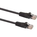 50ft Cat-5e Black Indoor RJ45M-RJ45 Male