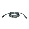 50' Cat5e 350MHz Patch Cable STP (RJ45 M/M) - Gray