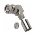 RF Connector, BNC Right Angle Crimp Male, RG8/U