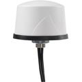 3 Port Mobile Antenna; 2-LTE, GNSS.  Round, White