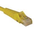 1' Cat5e Gigabit Patch Cord RJ45 M/M Yellow