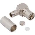 SMB Right Angle Crimp Plug for RG-58, LMR®-195