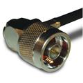 N Male Right Angle Crimp Connector