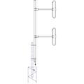 138-174 HD 2 Dipole Antenna, Offset, Univ Mount