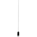 47 - 54 MHz Unity Gain Base Loaded 1/4 Wave Antenna with Spring in Black