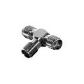 Triple SMA Female T Adapter