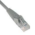 3' Cat6 Gigabit Patch Cord RJ45 M/M Gray