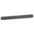 16-Port Fiber Patch Panel, 1U (SC/SC)