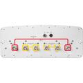 2x 694 - 960, 4x 1695 - 2690 MHz Outdoor Sector Antenna with 6x 4.3-10 Female Connectors, 45 Deg HPBW