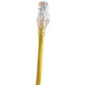 7' Cat5e Bonded-Pair 4 Pair 24AWG Solid CMR Yellow