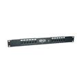 12Port 1U Cat5e 110 Patch Panel 568B RJ45 Ethernet