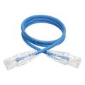 2 ft Cat6 Gigabit Slim UTP Patch Cable RJ45 Blue