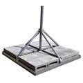 Non-Penetrating Roof Mount, 60 in Mast x 1.25 in OD