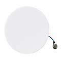 600 - 6000 MHz Ultra Slim Round Antenna and PVC Ceiling Mounting Bracket Bundle