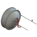 3.600 - 4.200 GHz 10 ft Sentinel® Super High XPD Antenna, CPR229G Flange