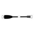 8 ft FSJ1-50A HELIAX® SureFlex® Cable Assembly with NEX10 Male - 4.3-10 Male Connectors